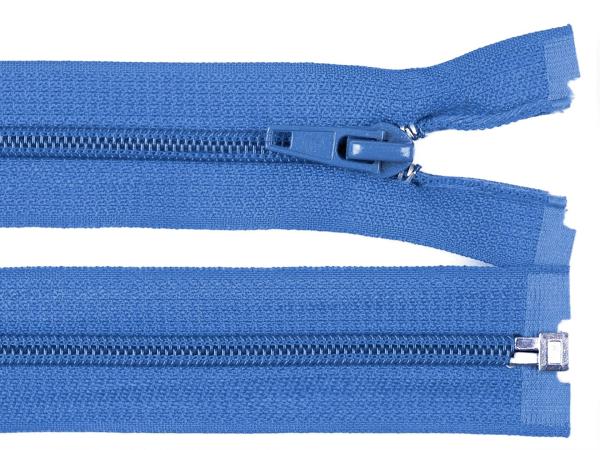 Spiralreißverschluss 5 mm, 65 cm, teilbar, Blau